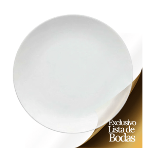 Plato Principal Medallion Platine 26 Cm